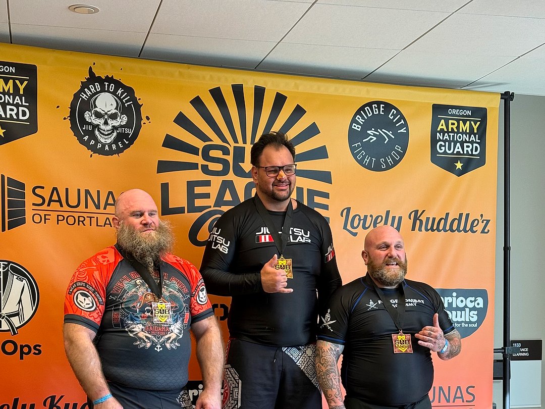 BJJ competition team training at Oregon Jiu Jitsu Lab